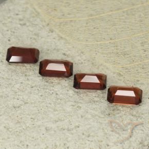 2.64 ct natürliche tiefrot Pyrop-Granat-Edelsteine, Oktagonschliff, VS