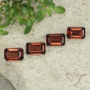 2.18 ct natürliche Mittelrot Pyrop-Granat-Edelsteine, Oktagonschliff, VS