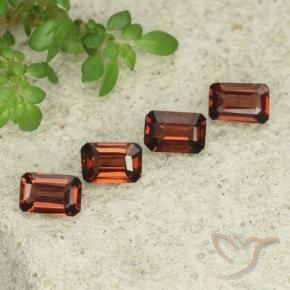 1.85 ct natürliche tiefrot Pyrop-Granat-Edelsteine, Oktagonschliff, VS