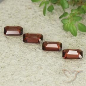 2.15 ct natürliche tiefrot Pyrop-Granat-Edelsteine, Oktagonschliff, VS