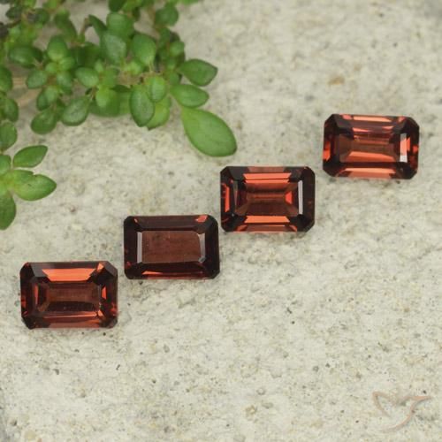 3.01 ct natürliche Sangria Rot Pyrop-Granat-Edelsteine, Oktagonschliff, VS
