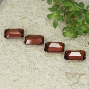 2.70 ct natürliche Mittelrot Pyrop-Granat-Edelsteine, Oktagonschliff, VS