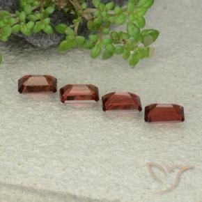 2.45 ct natürliche tiefrot Pyrop-Granat-Edelsteine, Oktagonschliff, VS