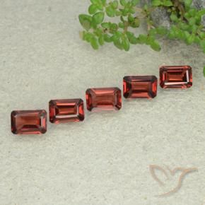 2.94 ct natürliche Scharlachrot Pyrop-Granat-Edelsteine, Oktagonschliff, VS