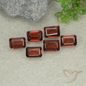 3.66 ct natürliche Tiefes Scharlachrot Pyrop-Granat-Edelsteine, Oktagonschliff, VS