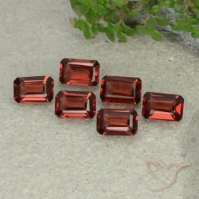 3.31 ct natürliche tiefrot Pyrop-Granat-Edelsteine, Oktagonschliff, VS