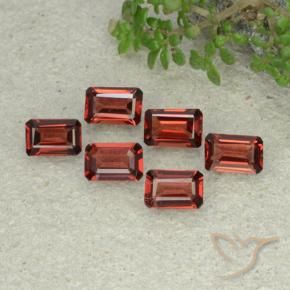 3.03 ct natürliche dunkelrot Pyrop-Granat-Edelsteine, Oktagonschliff, VS