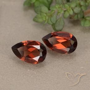 1.80 ct natürliche Sangria Rot Pyrop-Granat-Edelsteine, Birnenform, VVS-VS