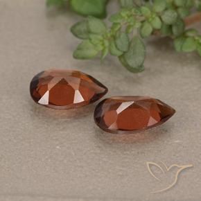 1.80 ct natürliche Sangria Rot Pyrop-Granat-Edelsteine, Birnenform, VVS-VS