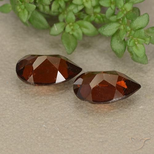 2.02 ct natürliche Merlot Rot Pyrop-Granat-Edelsteine, Birnenform, VS