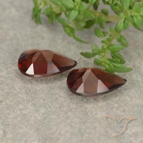 1.90 ct natürliche tiefrot Pyrop-Granat-Edelsteine, Birnenform, VVS-VS