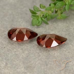 1.75 ct natürliche tiefrot Pyrop-Granat-Edelsteine, Birnenform, VVS-VS