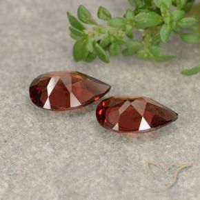 1.74 ct natürliche Sangria Rot Pyrop-Granat-Edelsteine, Birnenform, VVS-VS