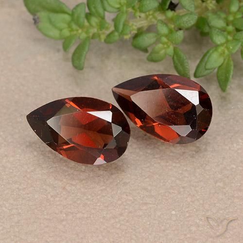 1.83 ct natürliche tiefrot Pyrop-Granat-Edelsteine, Birnenform, VVS-VS