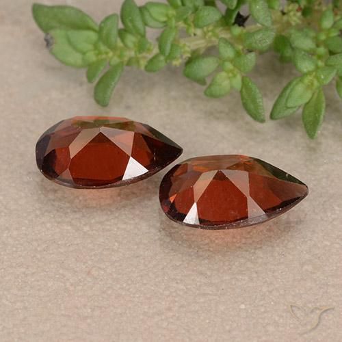 1.83 ct natürliche tiefrot Pyrop-Granat-Edelsteine, Birnenform, VVS-VS