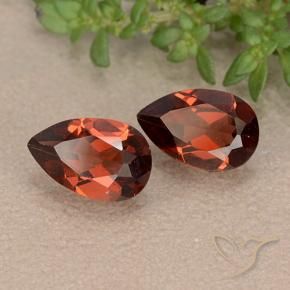 1.79 ct natürliche Sangria Rot Pyrop-Granat-Edelsteine, Birnenform, VVS-VS