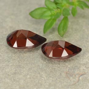 2.01 ct natürliche Merlot Rot Pyrop-Granat-Edelsteine, Birnenform, VVS-VS