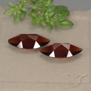 3.70 ct natürliche dunkelrot Pyrop-Granat-Edelsteine, Marquise, VVS-VS