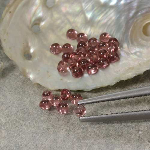 2,01 ct natürliche roter Pyrop-Edelsteine, Rundschliff, Transparent