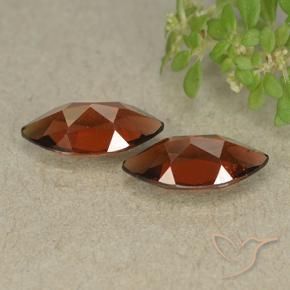 2.56 ct natürliche tiefrot Pyrop-Granat-Edelsteine, Marquise, VVS-VS