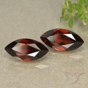 2.73 ct natürliche tiefrot Pyrop-Granat-Edelsteine, Marquise, VVS-VS