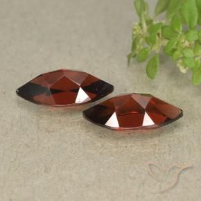 2.73 ct natürliche tiefrot Pyrop-Granat-Edelsteine, Marquise, VVS-VS