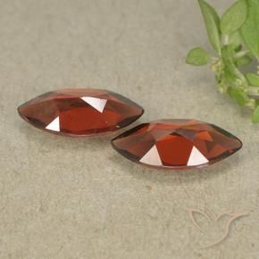 2.18 ct natürliche Johannisbeere Rot Pyrop-Granat-Edelsteine, Marquise, VVS-VS