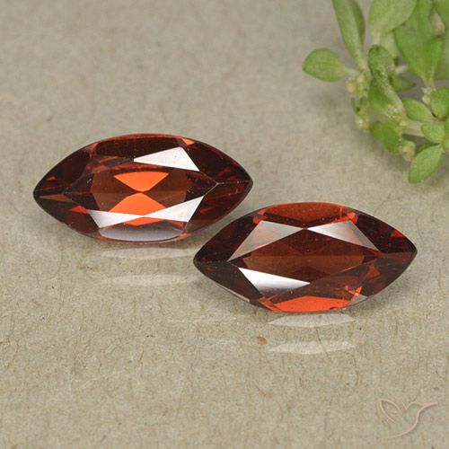 2.12ctw Natürlicher Sangria Rot Pyrop-Granat, Marquise, VVS-VS