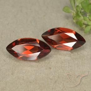 2.12 ct natürliche Sangria Rot Pyrop-Granat-Edelsteine, Marquise, VVS-VS