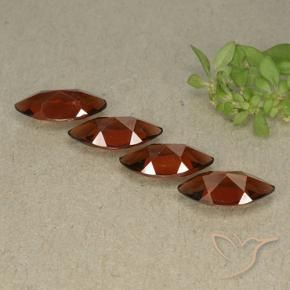 4.69 ct natürliche Sangria Rot Pyrop-Granat-Edelsteine, Marquise, VVS-VS