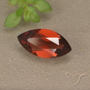 9,17 ctw natürlicher dunkelrot Pyrop-Granat, Marquise, VVS-VS