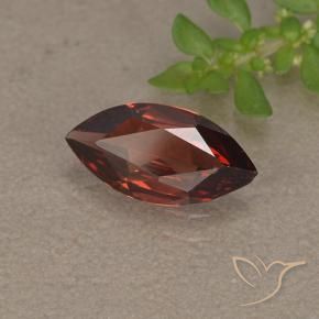1,04 ctw natürlicher roter Pyrop, Marquise, VVS-VS
