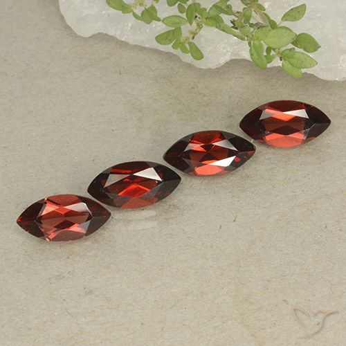 5.08ctw Natürlicher tiefrot Pyrop-Granat, Marquise, VVS-VS