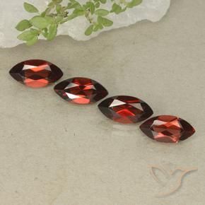 5.08 ct natürliche tiefrot Pyrop-Granat-Edelsteine, Marquise, VVS-VS