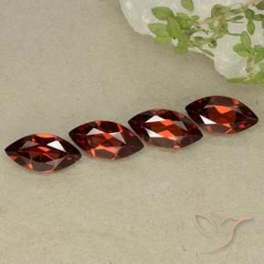 4.05 ct natürliche tiefrot Pyrop-Granat-Edelsteine, Marquise, VVS-VS