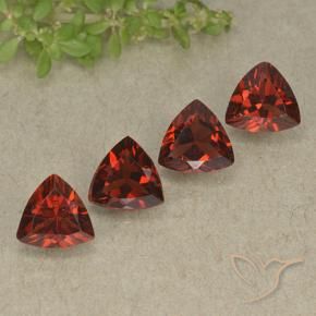 3.33 ct natürliche Merlot Rot Pyrop-Granat-Edelsteine, Trillion, VVS-VS