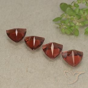 3.43 ct natürliche Johannisbeere Rot Pyrop-Granat-Edelsteine, Trillion, VVS-VS
