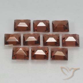 3.84 ct natürliche Mittelrot Pyrop-Granat-Edelsteine, Quadrat, VVS-VS