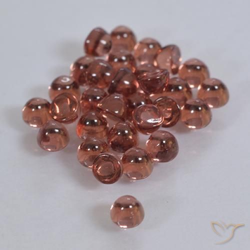 2.12 ct natürliche Mittelrot Pyrop-Granat-Edelsteine, Runden, Transparent