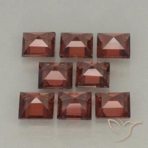 3.16 ct natürliche tiefrot Pyrop-Granat-Edelsteine, Quadrat, VVS-VS