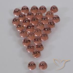2.01 ct natürliche rötlich-orange Pyrop-Granat-Edelsteine, Runden, Transparent