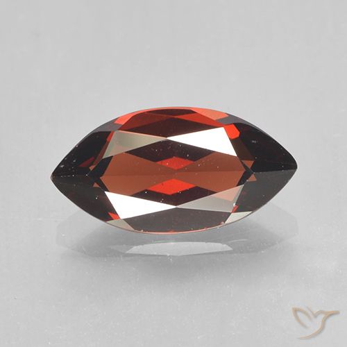 2.08ct Natürlicher Merlot Rot Pyrop-Granat, Marquise, VVS-VS