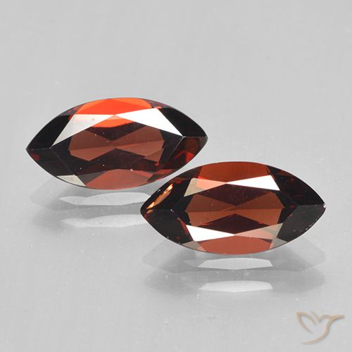 4.00ctw Natürlicher dunkelrot Pyrop-Granat, Marquise, VVS-VS
