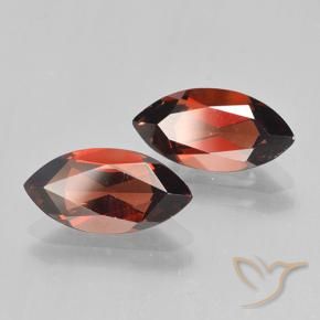 4.00 ct natürliche dunkelrot Pyrop-Granat-Edelsteine, Marquise, VVS-VS