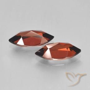 4.00 ct natürliche dunkelrot Pyrop-Granat-Edelsteine, Marquise, VVS-VS
