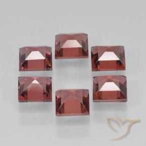 2.62 ct natürliche Scharlachrot Pyrop-Granat-Edelsteine, Quadrat, VVS-VS
