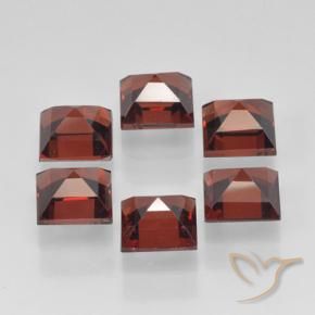 2.96 ct natürliche Mittelrot Pyrop-Granat-Edelsteine, Quadrat, VVS-VS