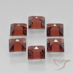 2.84 ct natürliche Mittelrot Pyrop-Granat-Edelsteine, Quadrat, VVS-VS