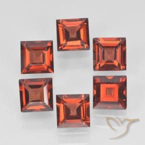 2.60 ct natürliche Mittelrot Pyrop-Granat-Edelsteine, Quadrat, VVS-VS