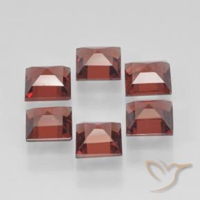 2.60 ct natürliche Mittelrot Pyrop-Granat-Edelsteine, Quadrat, VVS-VS